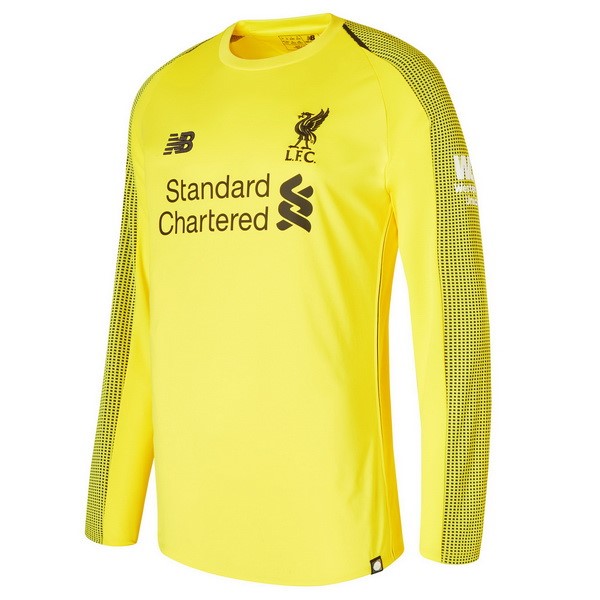 Tailandia Camiseta Liverpool 1ª Ml Portero 2018-2019 Amarillo